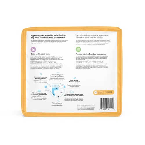 Hello Bello Premium Size 6 Baby Diapers - Extra-Absorbent and Hypoallergenic for Sleepy Babies
| Hello Bello Size 6 Pre