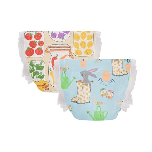 The Honest Company Clean Conscious Diapers for Sensitive Skin | Hypoallergenic, Fragrance Free | Club Box, Size 6 (35+